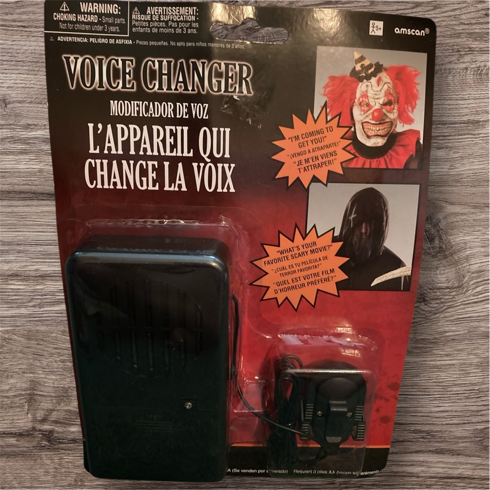 Adult Kids Halloween Costume Voice Changer Spooky Scary Monster Voice Amplifier